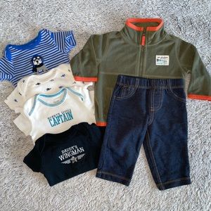 Carter’s and Just One You 3 Month “Aviation” clothing lot